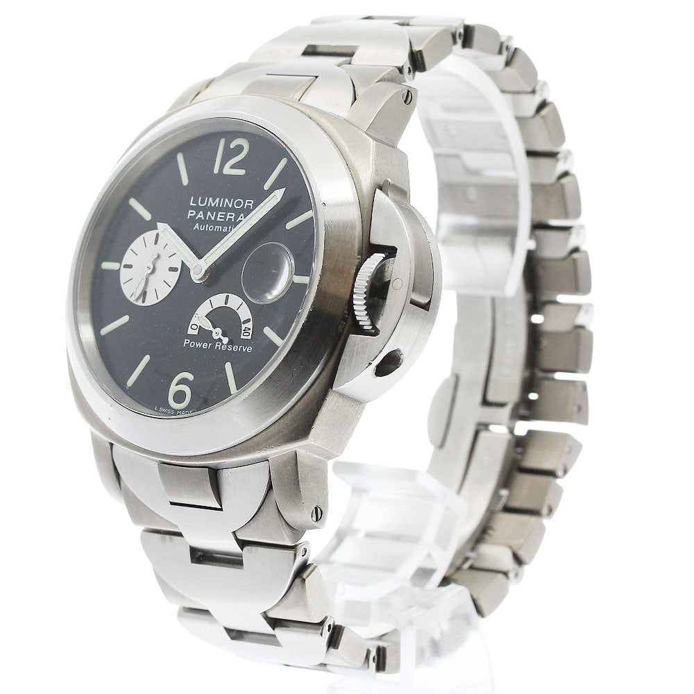 PANERAI Luminor PAM00124 Power reserve black Dial Automatic Men's Watch_971552