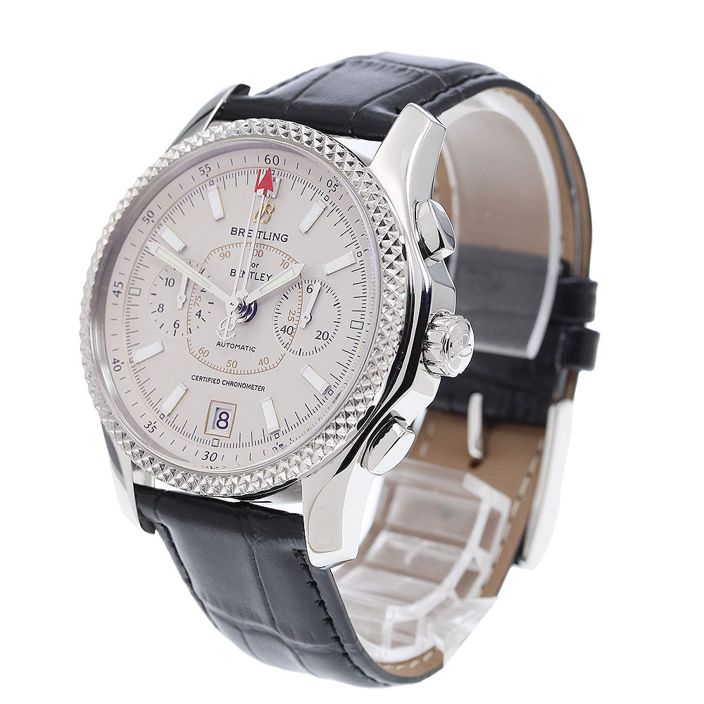 BREITLING Bentley Mark VI P26362 Chronograph Silver Dial Automatic Men's_972035