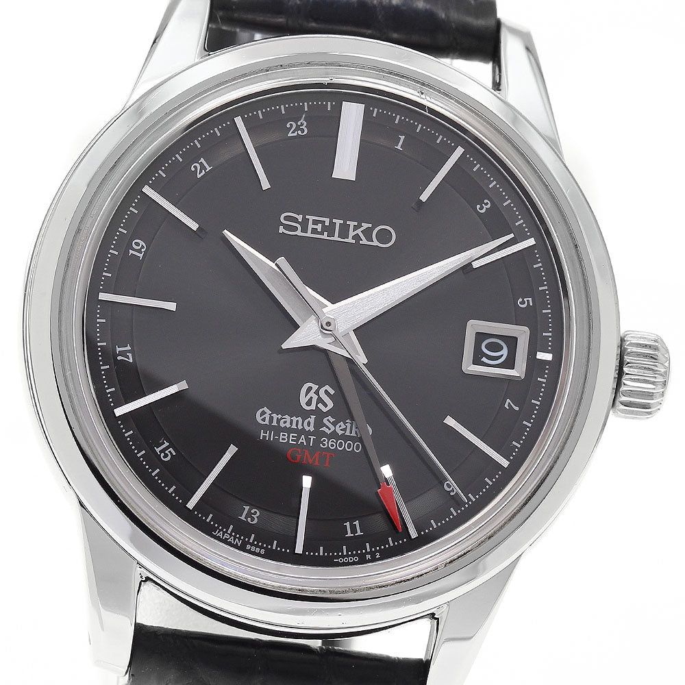 SEIKO Grand Seiko Mechanical High Beat 36000 SBGJ019/9S86-00C0 GMT Dark gray Dial Automatic Men's Watch_972059