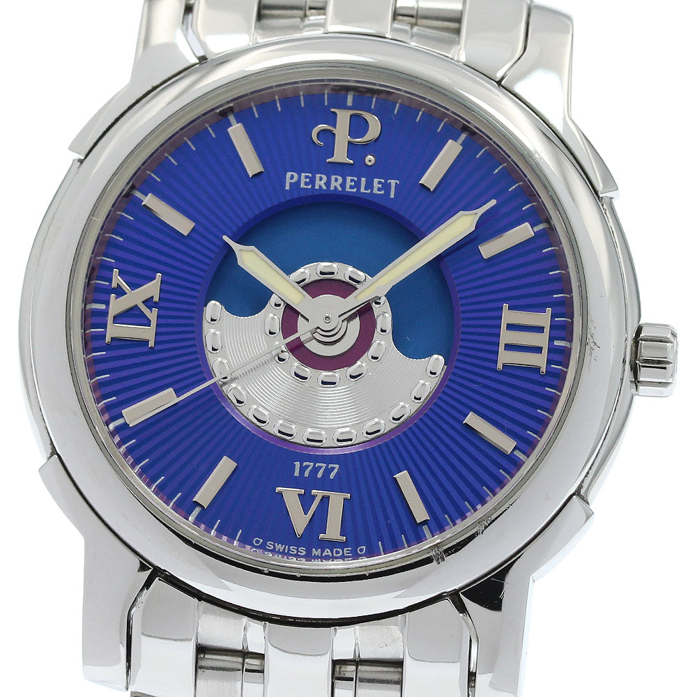 PERRELET Antarctica by James Cook Double Rotor blue Dial Auto Men's Watch_972164
