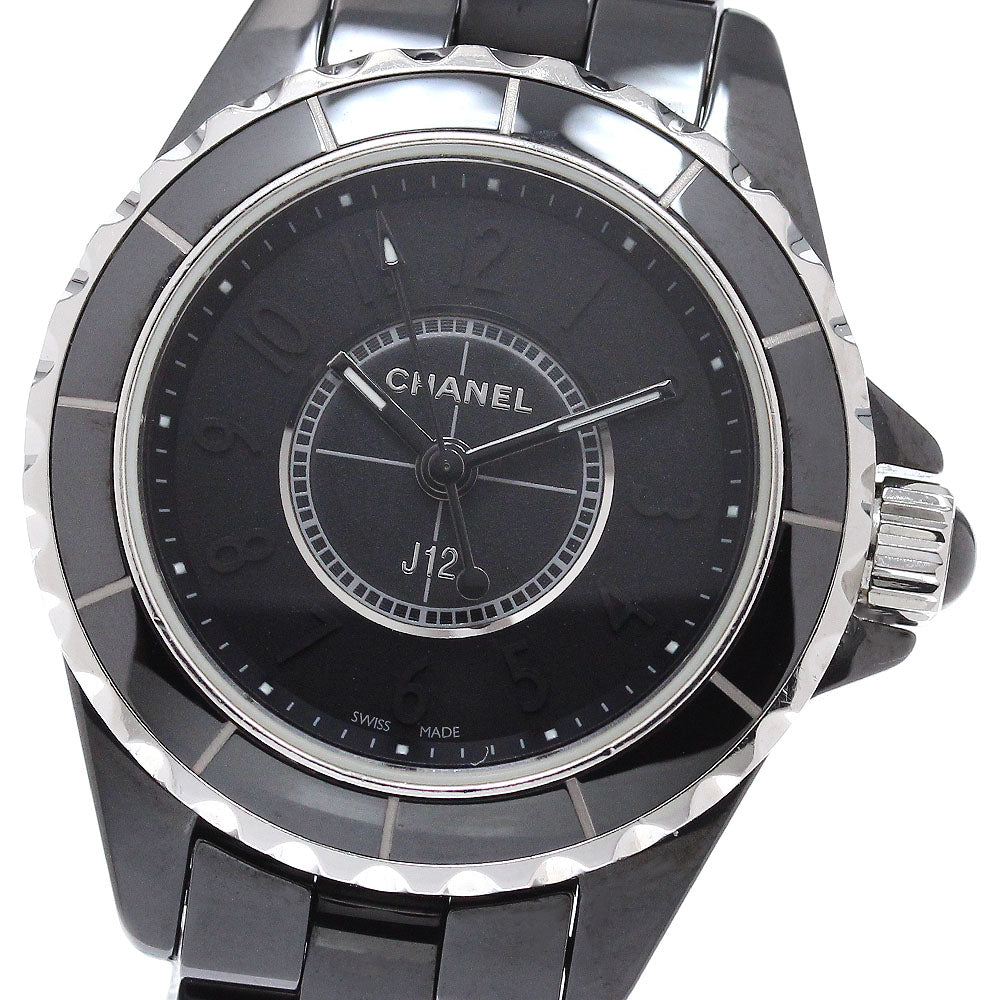 CHANEL J12 Intense Black H4196 black Dial Quartz Ladies Watch_972306