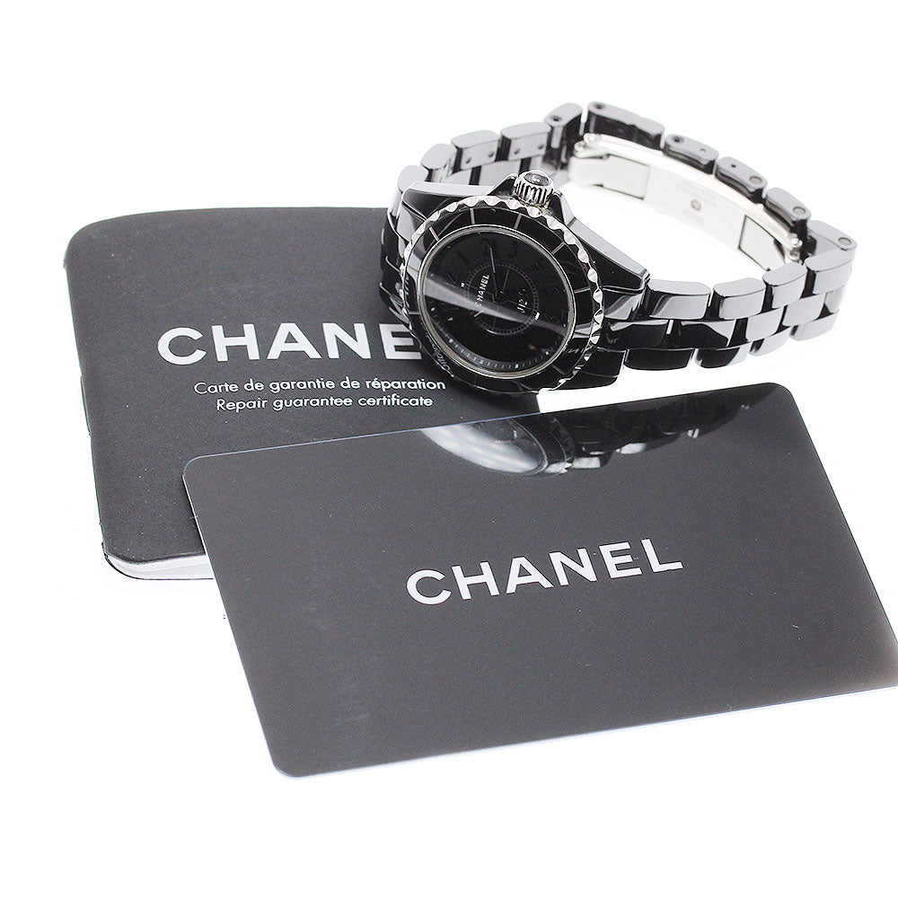 CHANEL J12 Intense Black H4196 black Dial Quartz Ladies Watch_972306