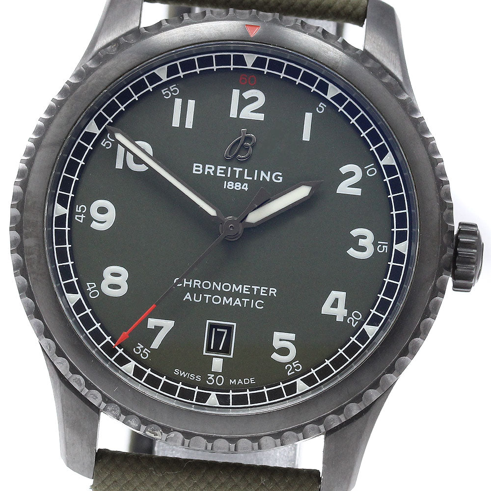 BREITLING Aviator 8 M17315 Date khaki Dial Automatic Men's Watch_972507