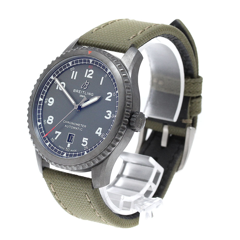 BREITLING Aviator 8 M17315 Date khaki Dial Automatic Men's Watch_972507