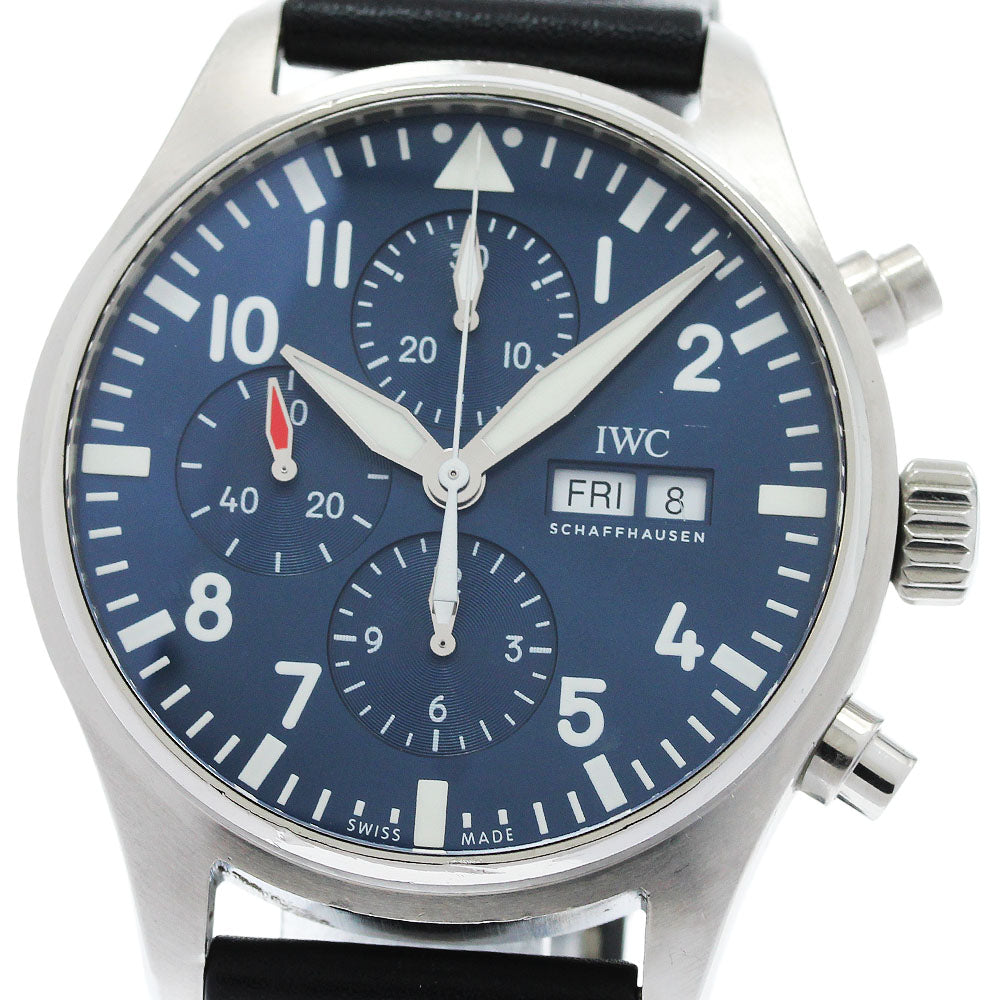 IWC SCHAFFHAUSEN Pilot's Watch Petite Prince IW377714 Automatic Men's_972576