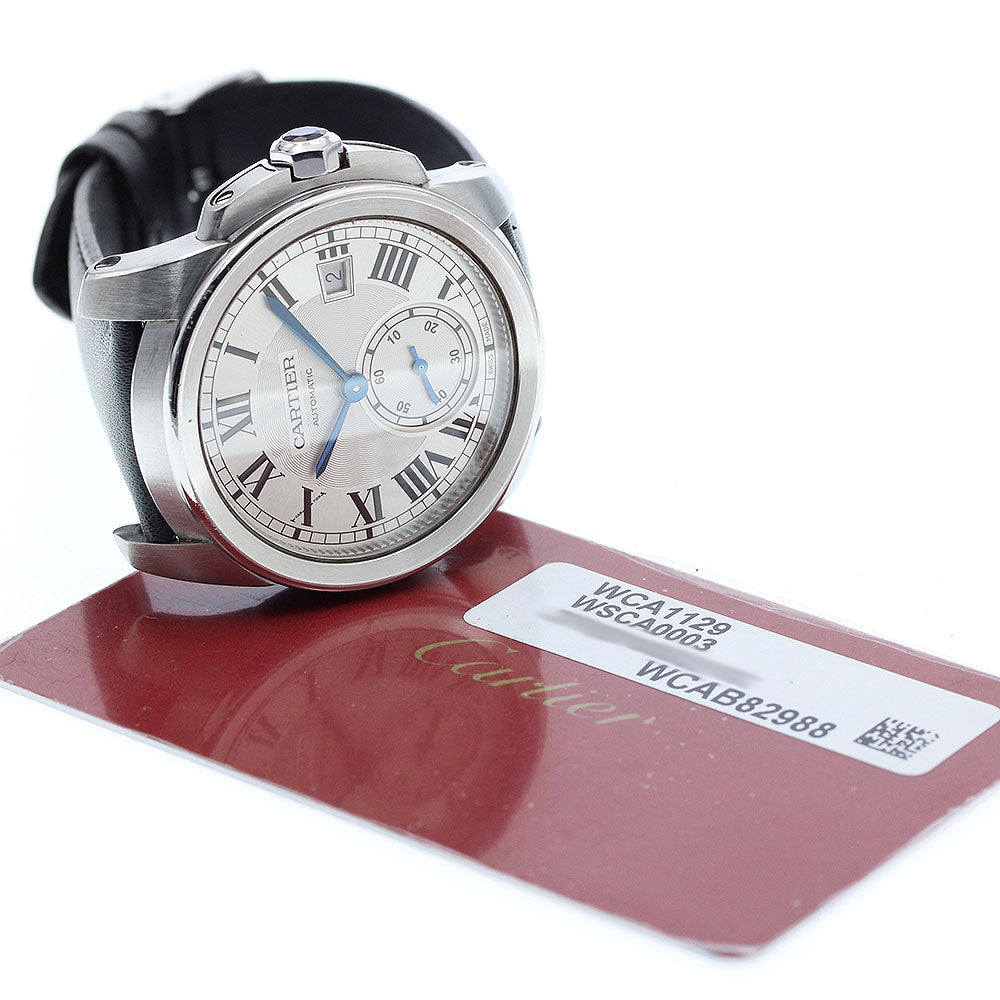 CARTIER Calibre de Cartier WSCA0003 Small Second Automatic Men's Watch_972610