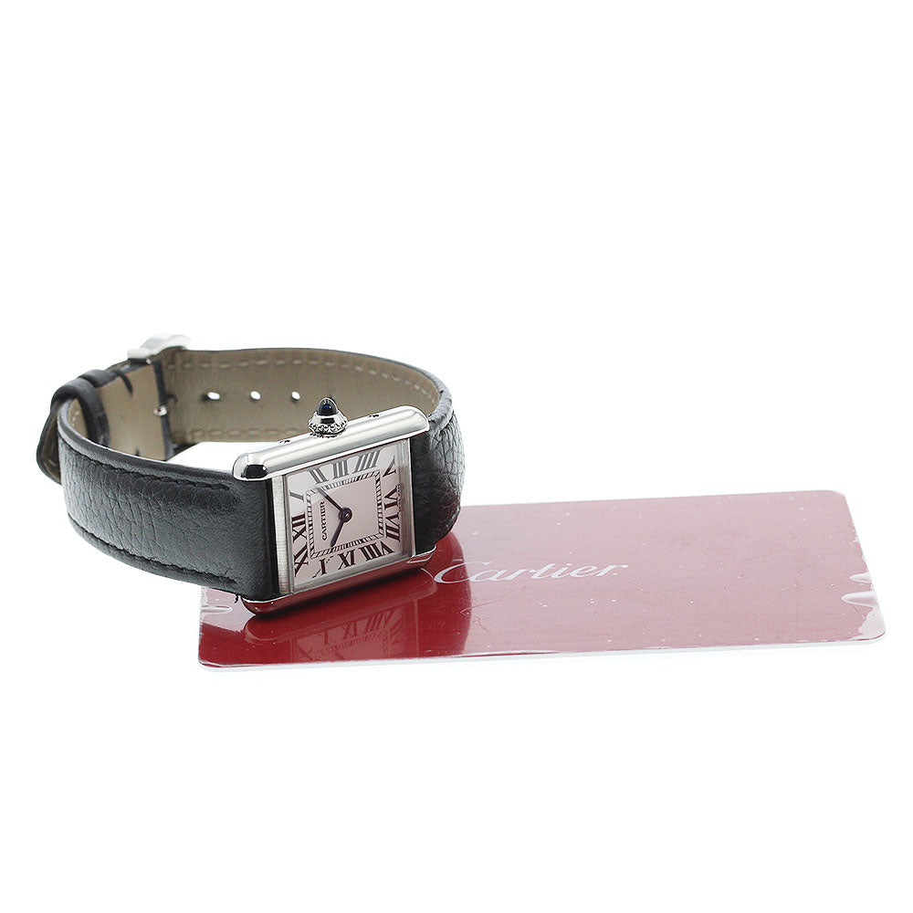 CARTIER Tank Must SM WSTA0042 Silver Dial Quartz Ladies Watch_972681
