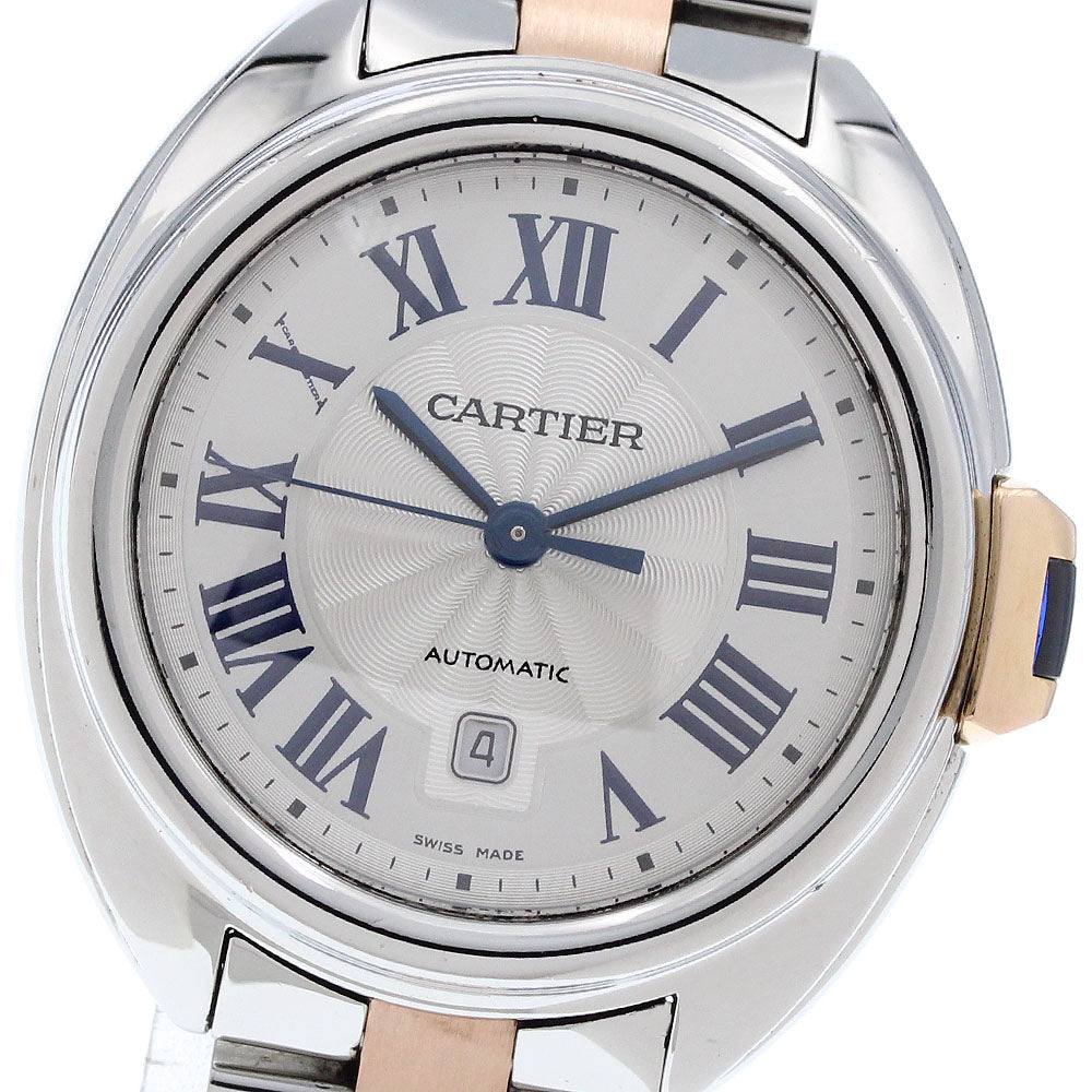 CARTIER Cle de Cartier W2CL0004 Date Silver Dial Automatic Ladies Watch_972698