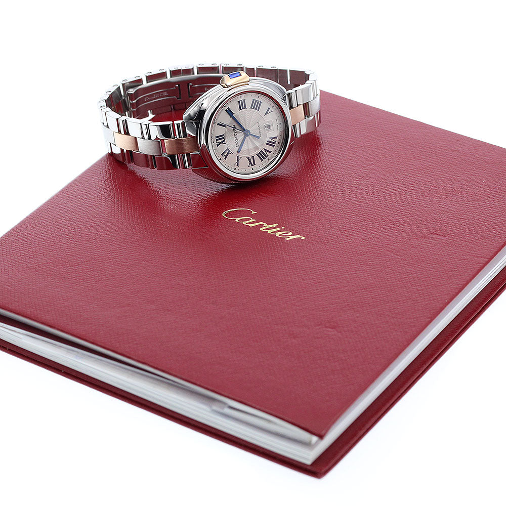 CARTIER Cle de Cartier W2CL0004 Date Silver Dial Automatic Ladies Watch_972698