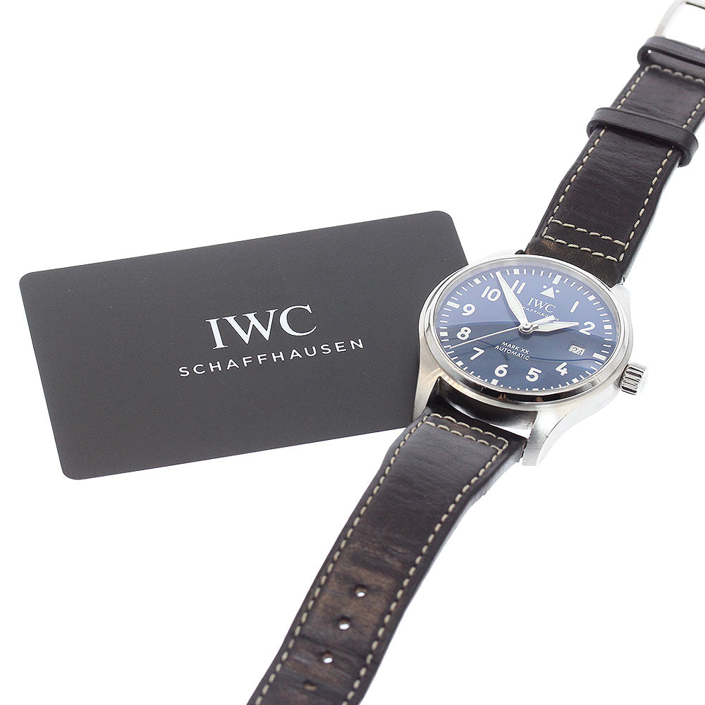 IWC SCHAFFHAUSEN Pilot's Watch Mark XX IW328203 Date Automatic Men's_972707