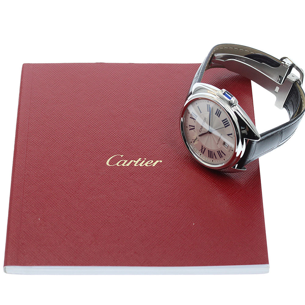 CARTIER Cres de Cartier WSCL0018 Date Silver Dial Automatic Men's Watch_972715