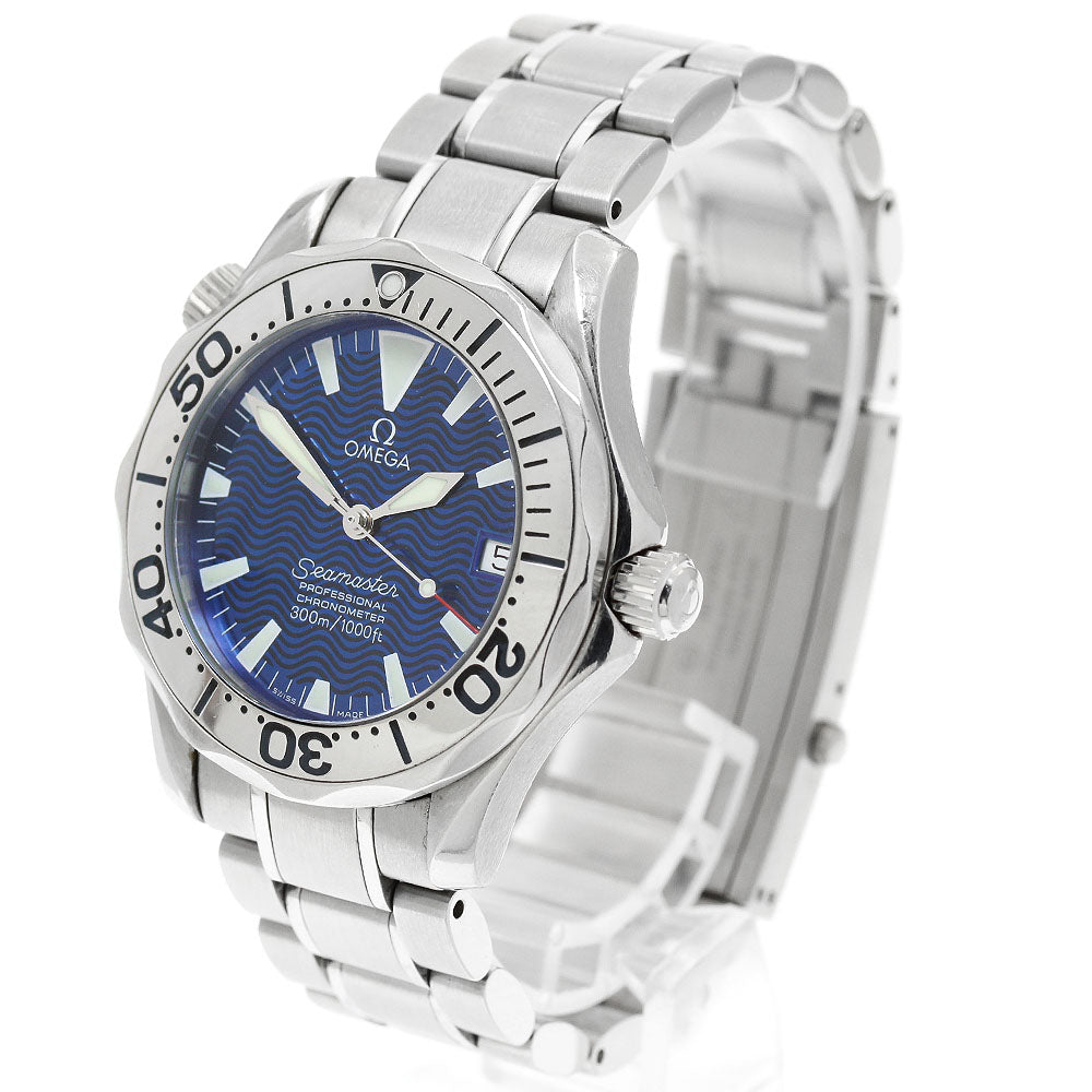 OMEGA Seamaster300 2253.80 Date blue Dial Automatic Boy's Watch_972786