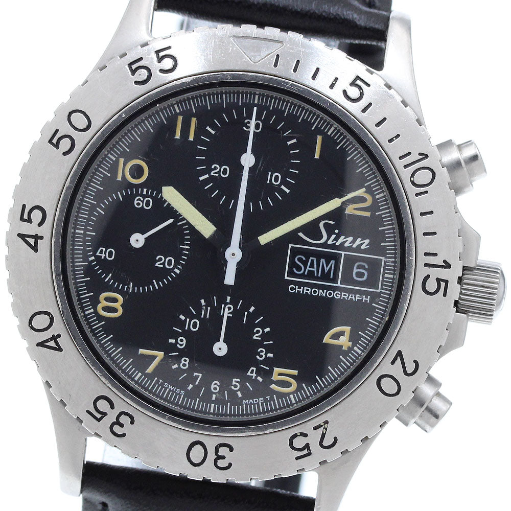 Sinn 256 Chronograph day date black Dial Automatic Men's Watch_972849