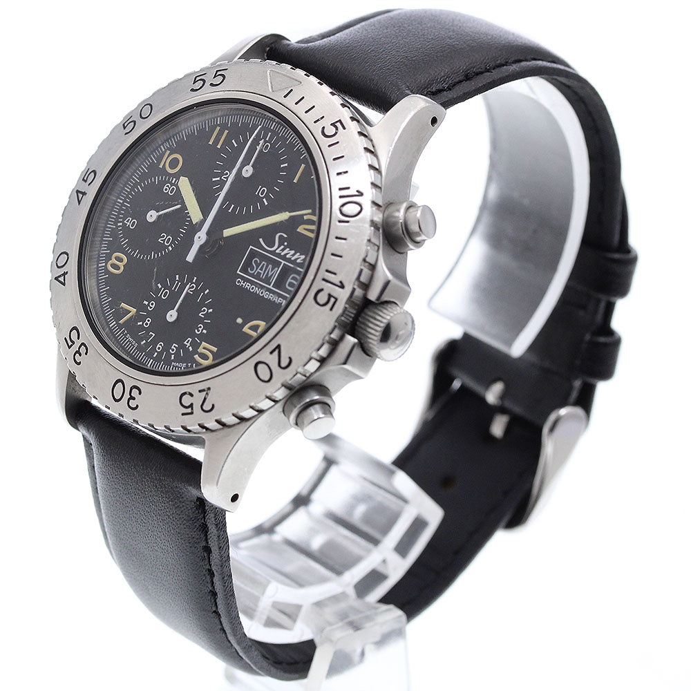 Sinn 256 Chronograph day date black Dial Automatic Men's Watch_972849
