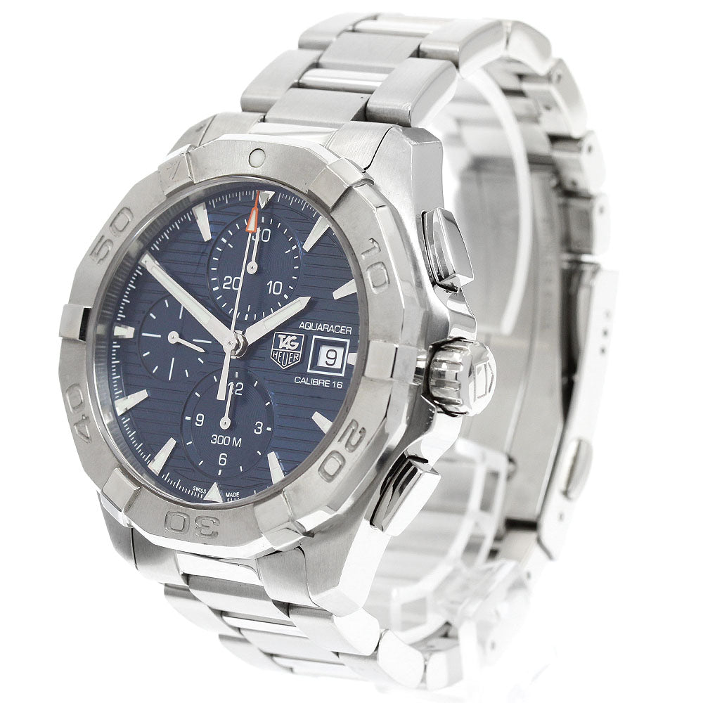 TAG HEUER Aqua racer CAY2112.BA0925 Chronograph Navy Dial Automatic Men's_972888