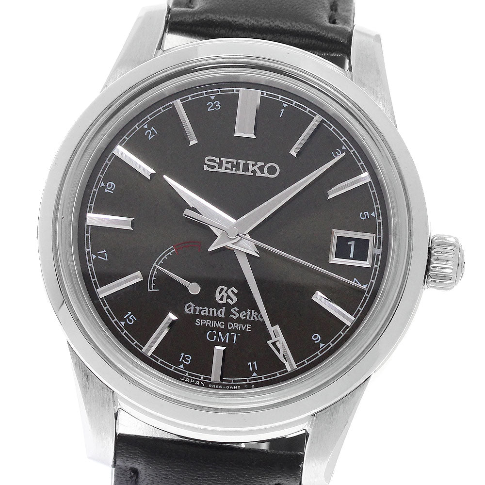 SEIKO Grand Seiko SBGE027/9R66-0AL0 GMT date Spring drive Men's Watch_972917