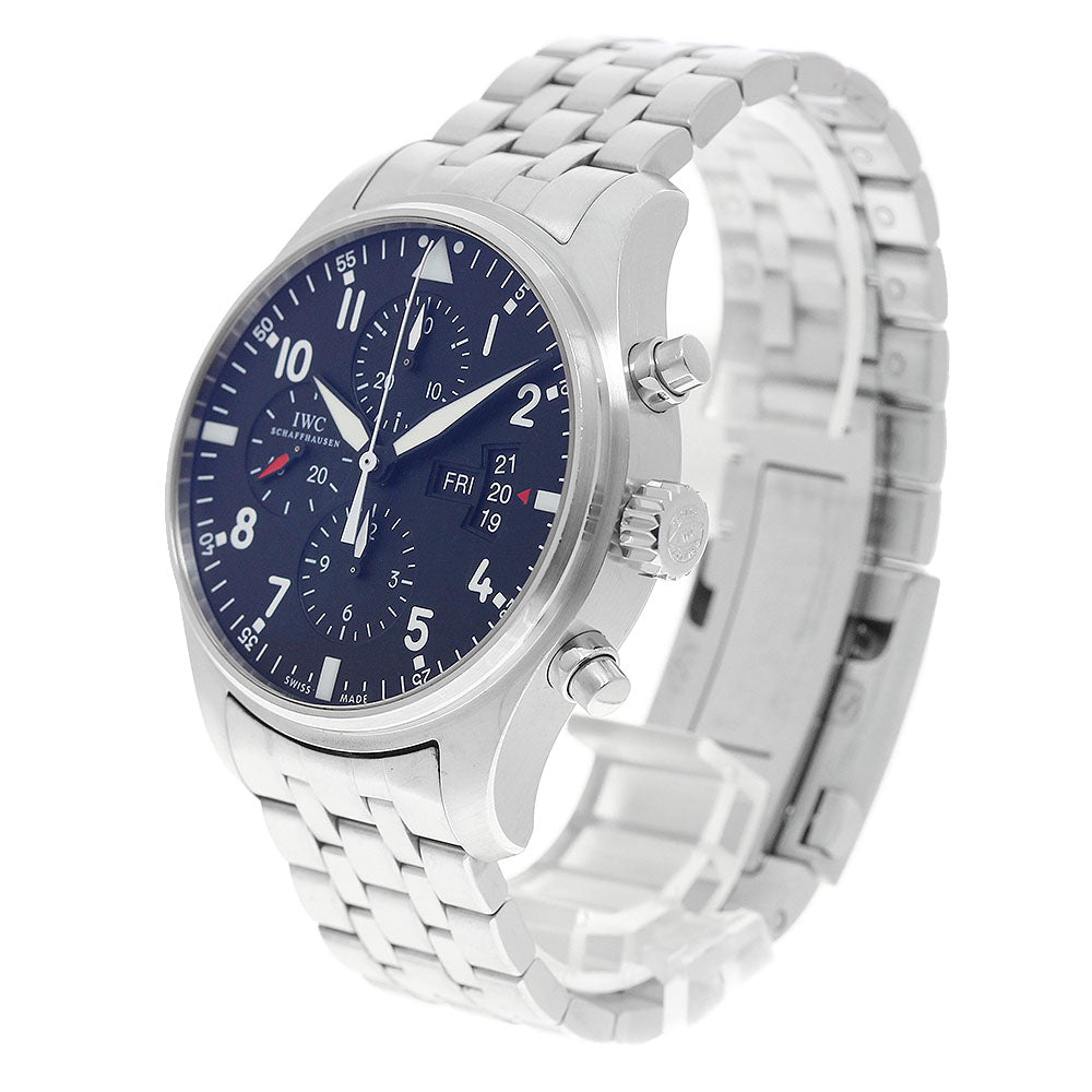 IWC SCHAFFHAUSEN Pilot watch IW377704 Chronograph Automatic Men's Watch_973011