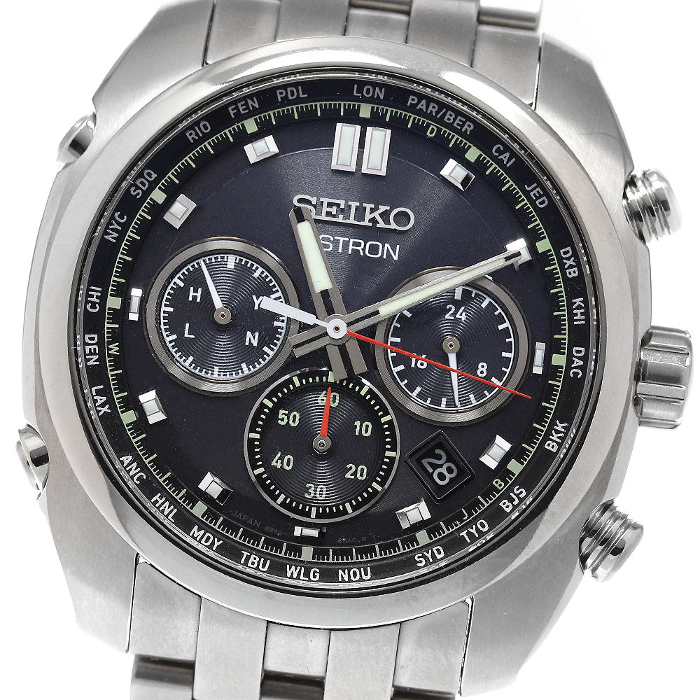 SEIKO Astron Origin SBXY027/8B92-0BB0 Solar Powered Radio Men's Watch_973072