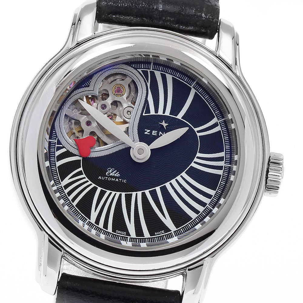 ZENITH Chronomaster Baby Star Open Heart 03.1220.67 black Dial Automatic Ladies Watch_973087