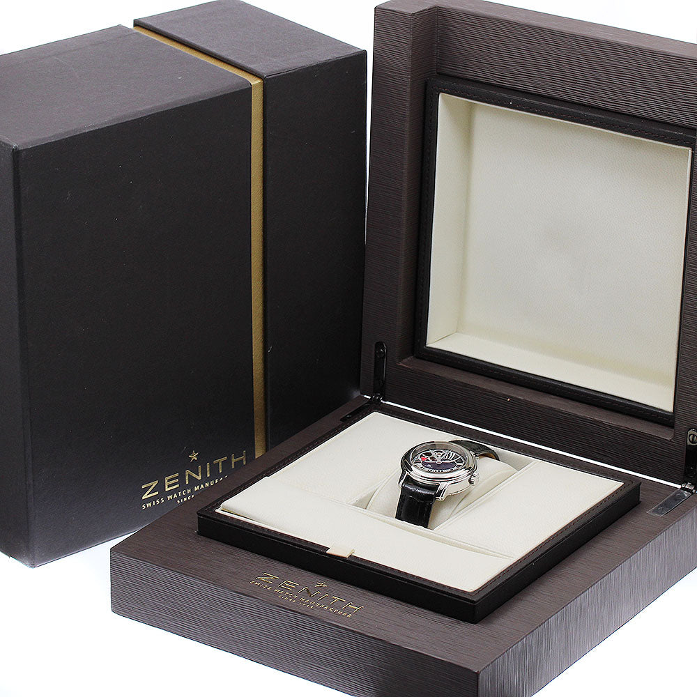 ZENITH Chronomaster Baby Star Open Heart 03.1220.67 black Dial Automatic Ladies Watch_973087