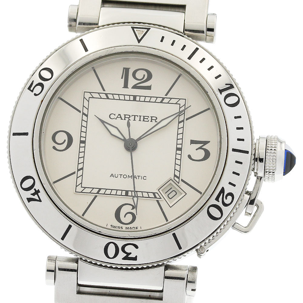 CARTIER Pacha Sea timer W31080M7 Date Silver Dial Automatic Men's Watch_973093