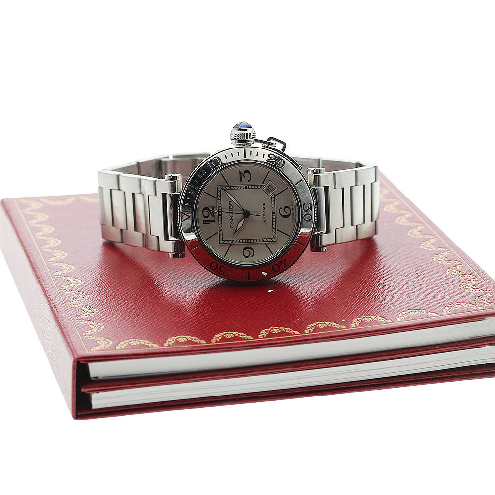 CARTIER Pacha Sea timer W31080M7 Date Silver Dial Automatic Men's Watch_973093
