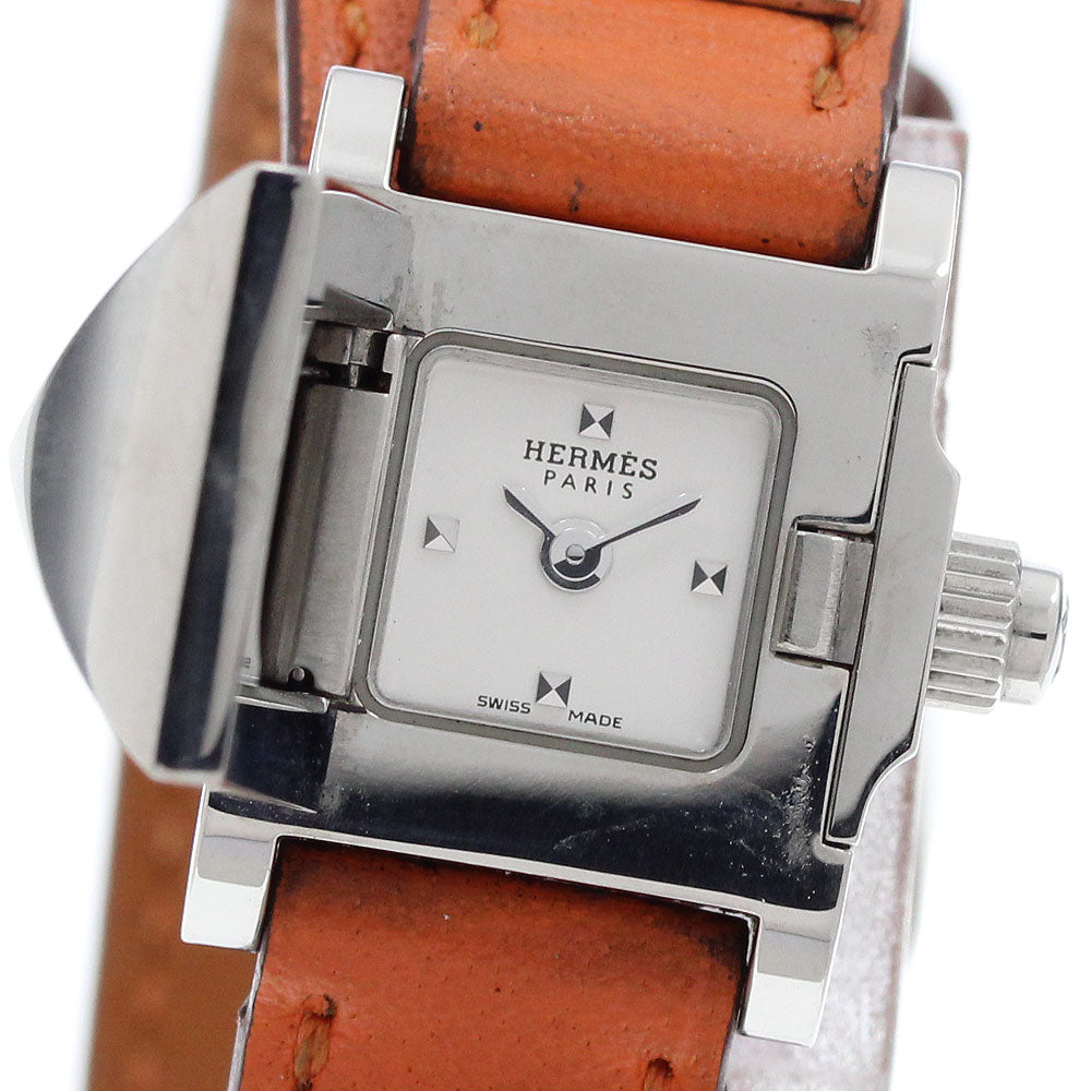 HERMES Minimedore ME2.110 Double Tour Silver Dial Quartz Ladies Watch_973118