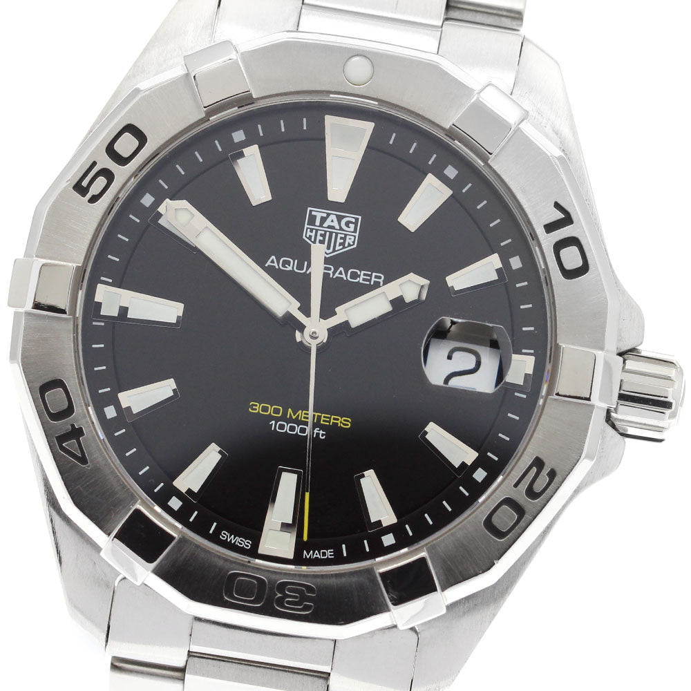 TAG HEUER Aquaracer WBD1110 Date Black Dial Quartz Men's Watch_973268