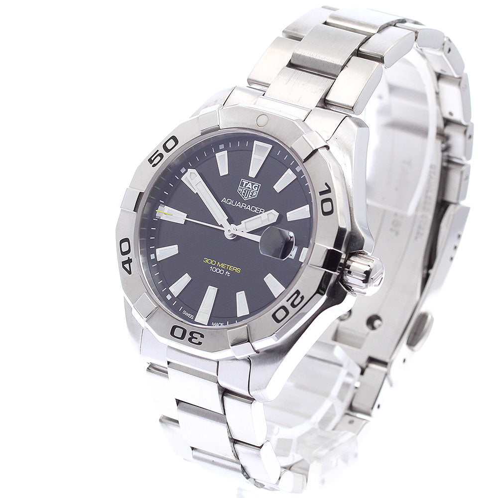TAG HEUER Aquaracer WBD1110 Date Black Dial Quartz Men's Watch_973268