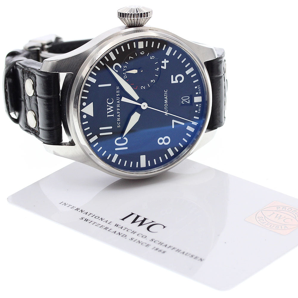 IWC SCHAFFHAUSEN Big pilot IW500401 7 Days black Dial Automatic Men's Watch_973325