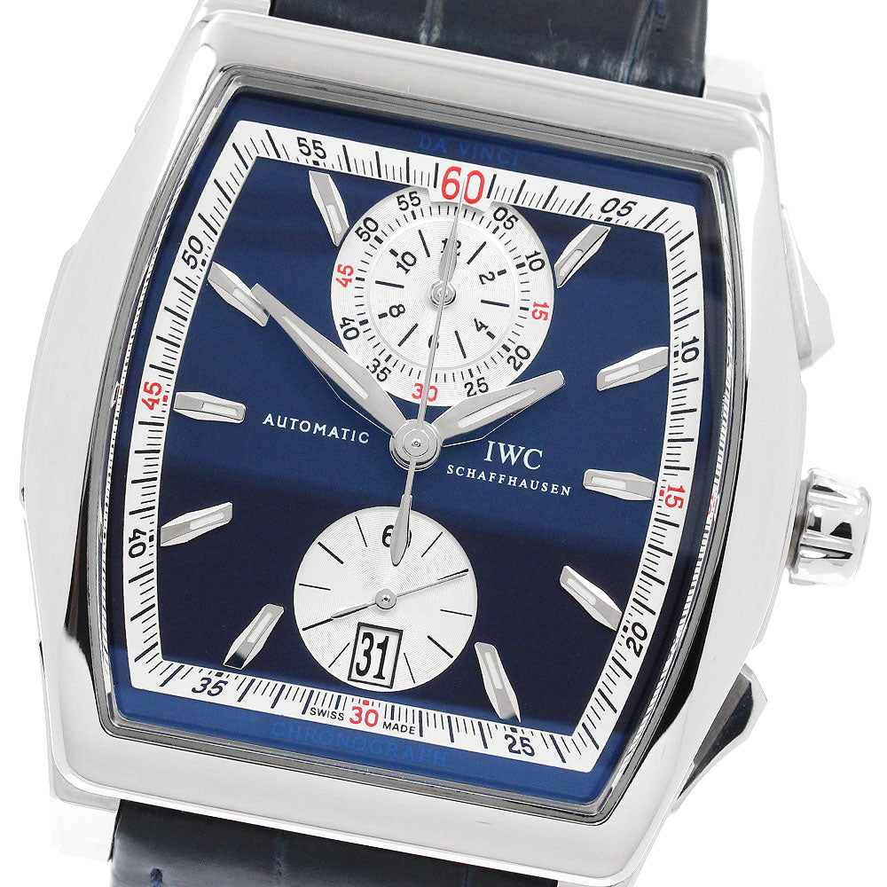 IWC SCHAFFHAUSEN Leonardo da Vinci, Laureus IW376404 Chronograph Limited to 1,000 pieces worldwide Navy Dial Automatic Men's Watch_973337