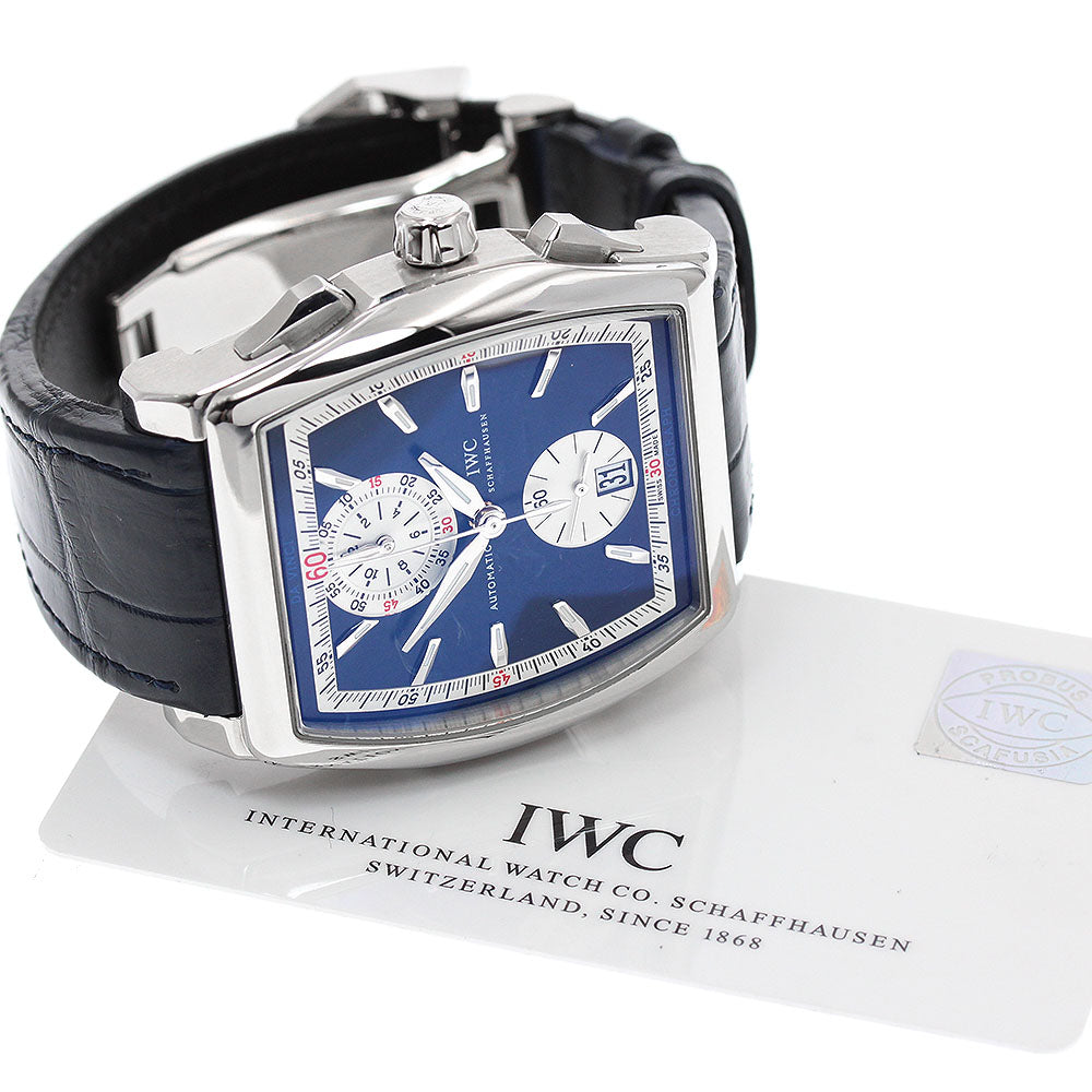 IWC SCHAFFHAUSEN Leonardo da Vinci, Laureus IW376404 Chronograph Limited to 1,000 pieces worldwide Navy Dial Automatic Men's Watch_973337