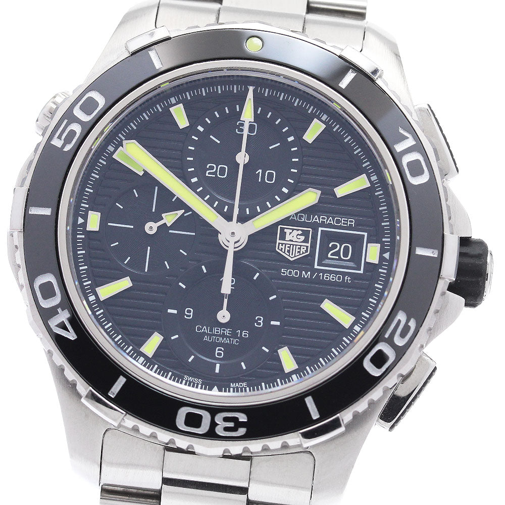 TAG HEUER Aquaracer CAK2111 Chronograph black Dial Automatic Men's Watch_973382