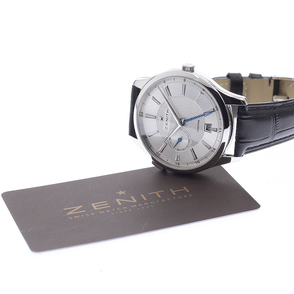 ZENITH captain dual time 03.2130.682/02.C498 Small Second GMT Date Silver Dial Automatic Men's Watch_973472