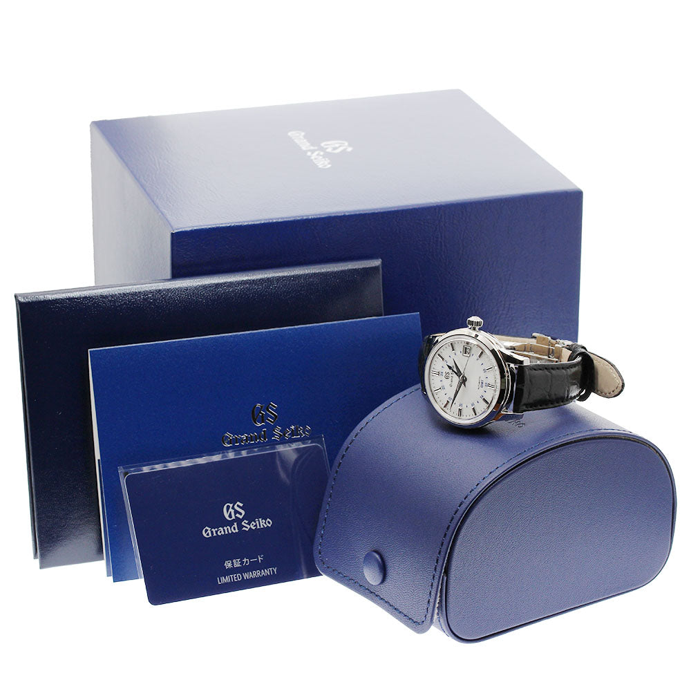 SEIKO Grand Seiko Elegance Collection SBGM255/9S66-00L0 Yukishizuku GMT Silver Dial Automatic Men's Watch_973551