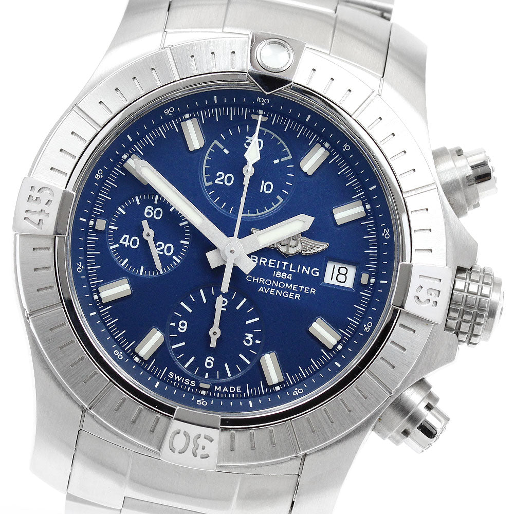 BREITLING Avenger chronograph 43 A13385 Date Automatic Men's Watch_973660
