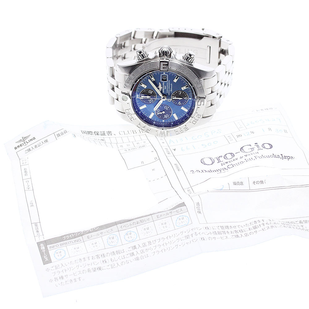BREITLING Galactic A13364 Chronograph Date Automatic Men's Watch_973674
