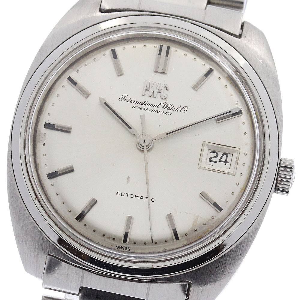 IWC SCHAFFHAUSEN R1819 Date Cal.8541B Silver Dial Automatic Men's Watch_973741