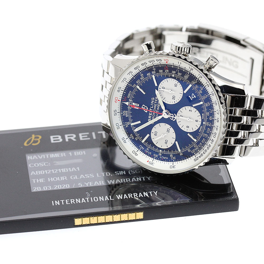 BREITLING Navitimer 01 Chronograph 43 AB0121 Date Automatic Men's Watch_973912