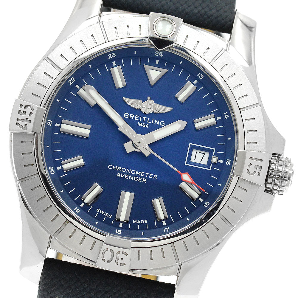 BREITLING Avenger Automatic 43 A17318 Date Navy Dial Automatic Men's_973936