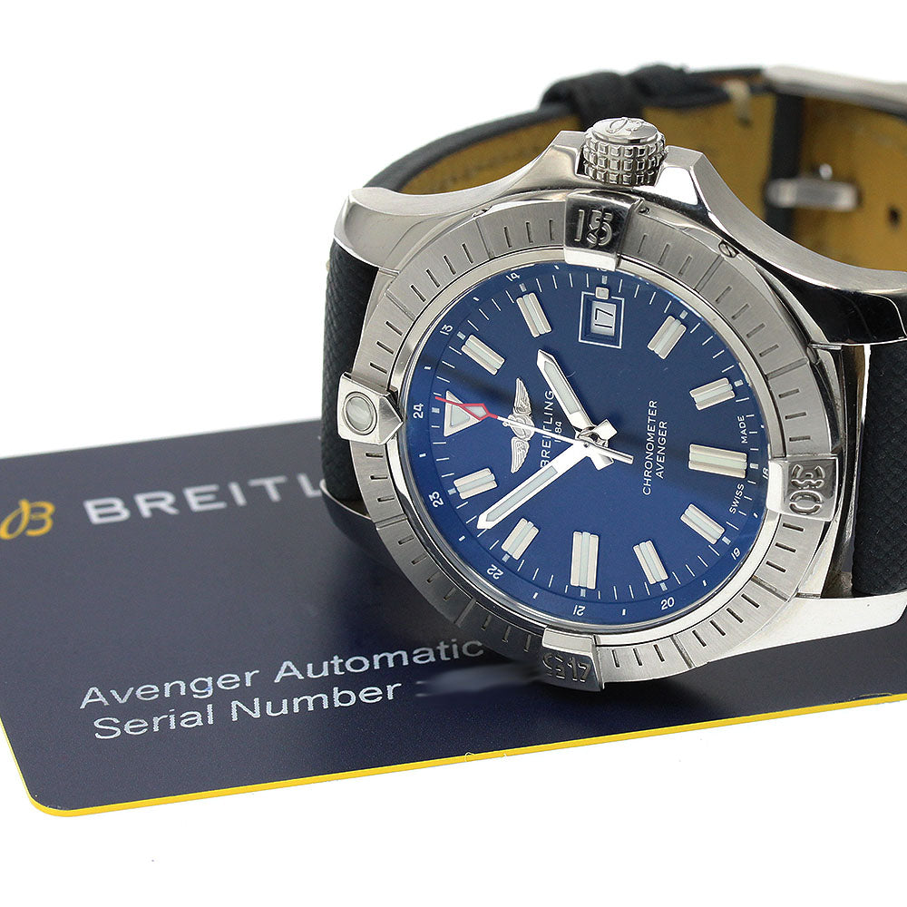 BREITLING Avenger Automatic 43 A17318 Date Navy Dial Automatic Men's_973936