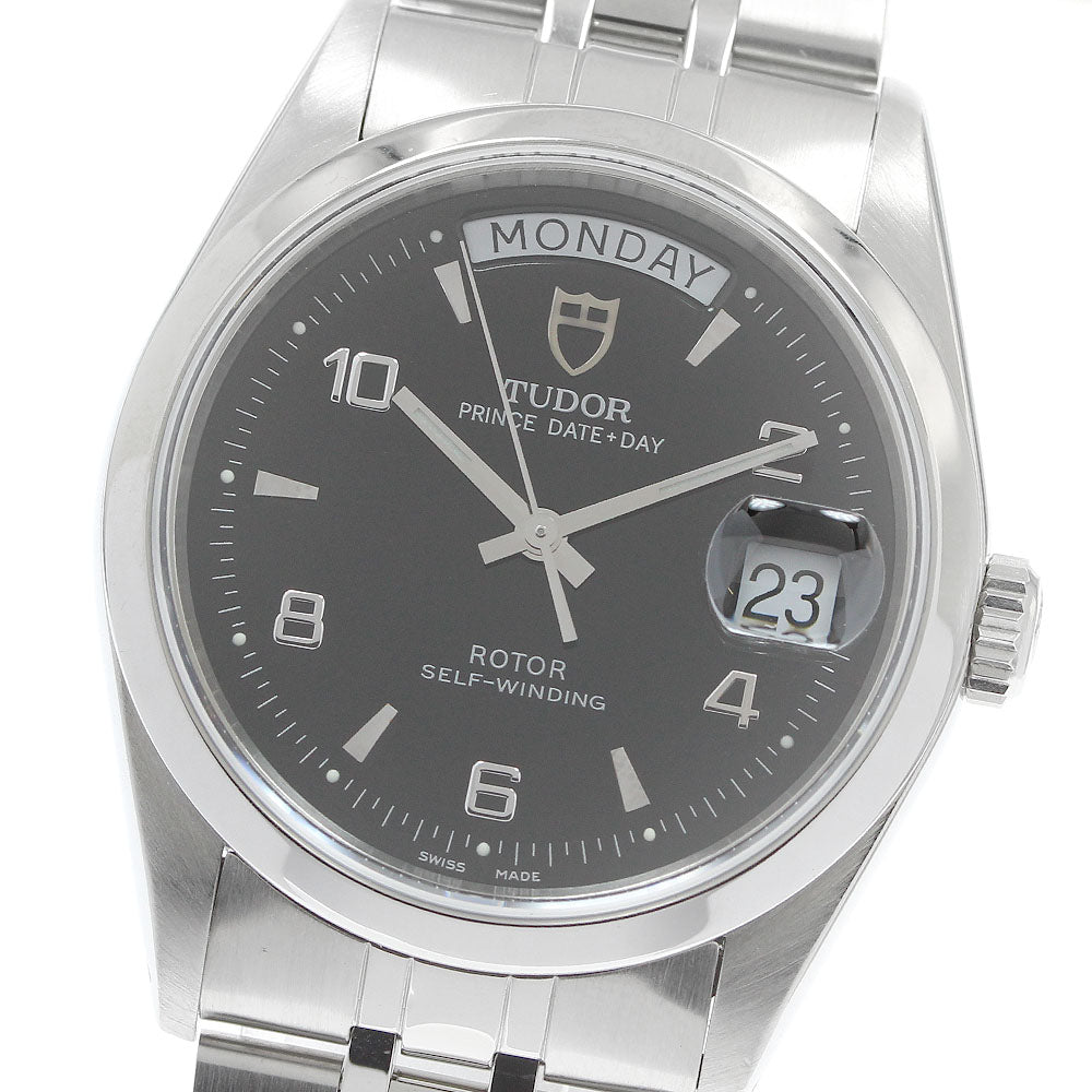 TUDOR Prince Date Day 76200 black Dial Automatic Men's Watch_974021