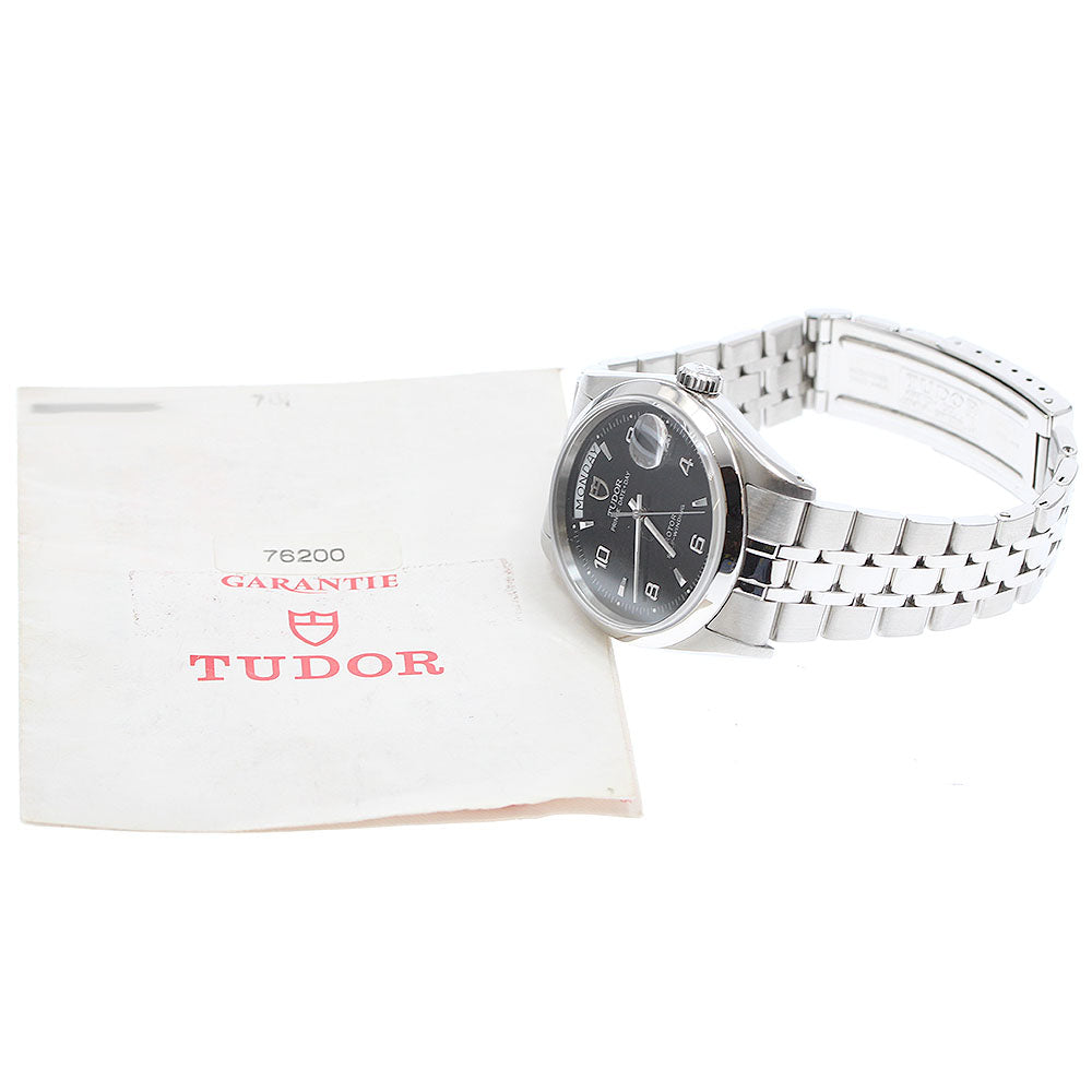 TUDOR Prince Date Day 76200 black Dial Automatic Men's Watch_974021