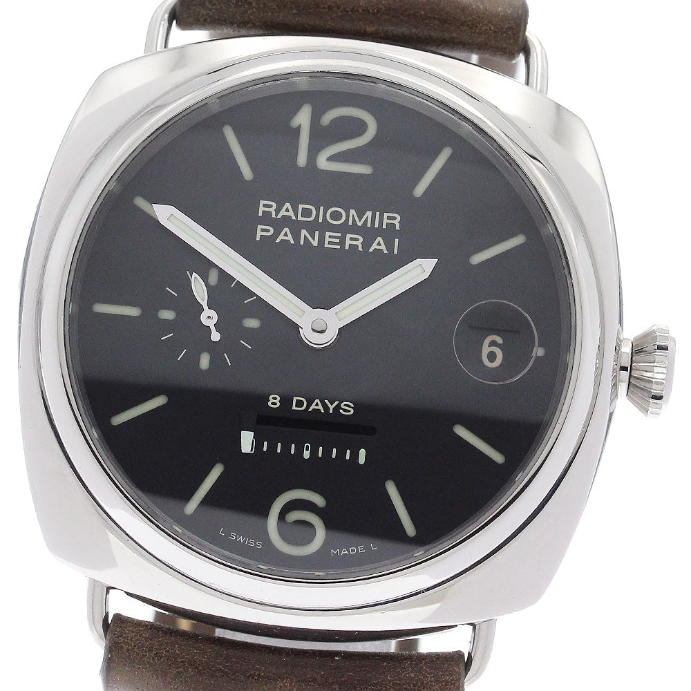 PANERAI Radiomir 8 Days PAM00268 Date black Dial Hand Winding Men's Watch_974044