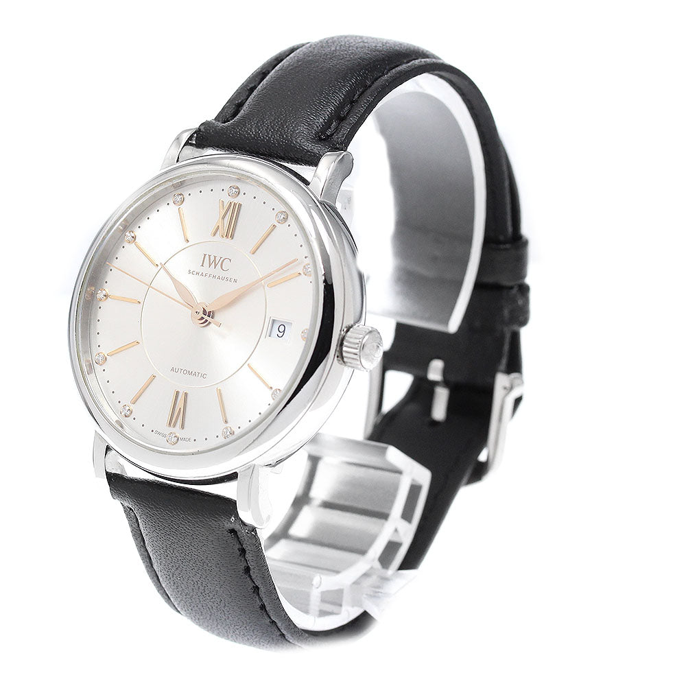IWC SCHAFFHAUSEN Portofino IW458101 12P diamond Automatic Boy's Watch_974115
