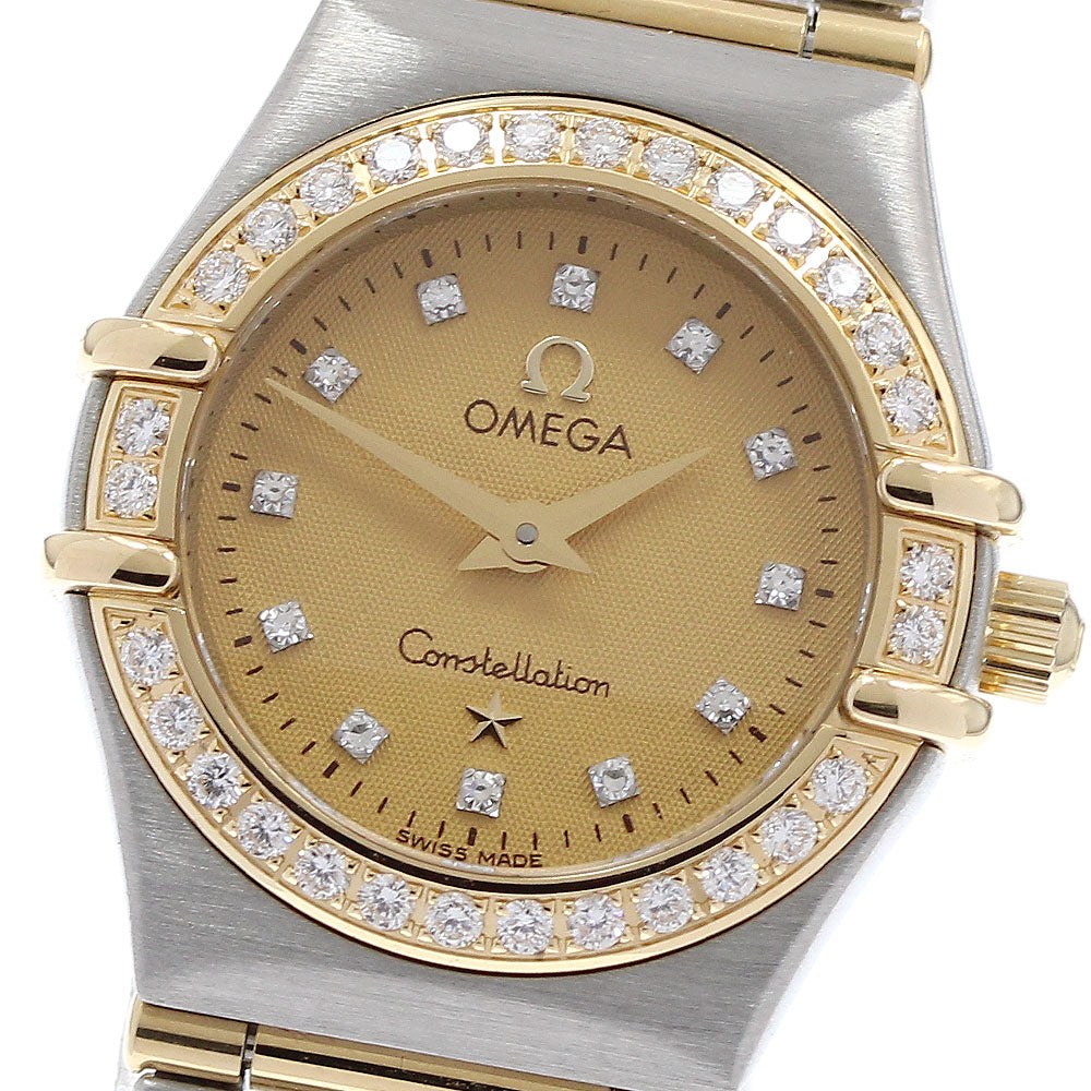 OMEGA Constellation 1267.15 Diamond Bezel 12P Diamond Quartz Ladies Watch_974197