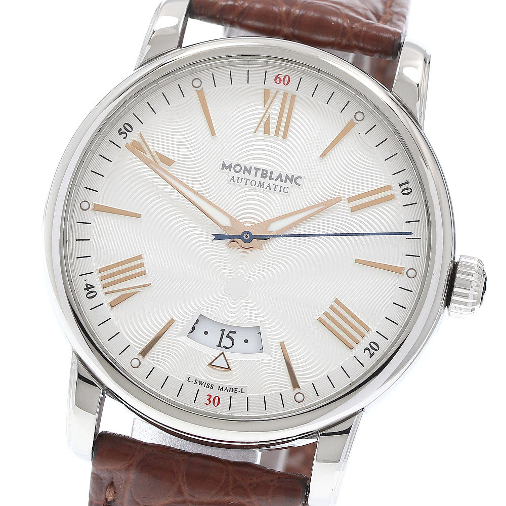 MONTBLANC 4810 114841 Date Silver Dial Automatic Men's Watch_974220