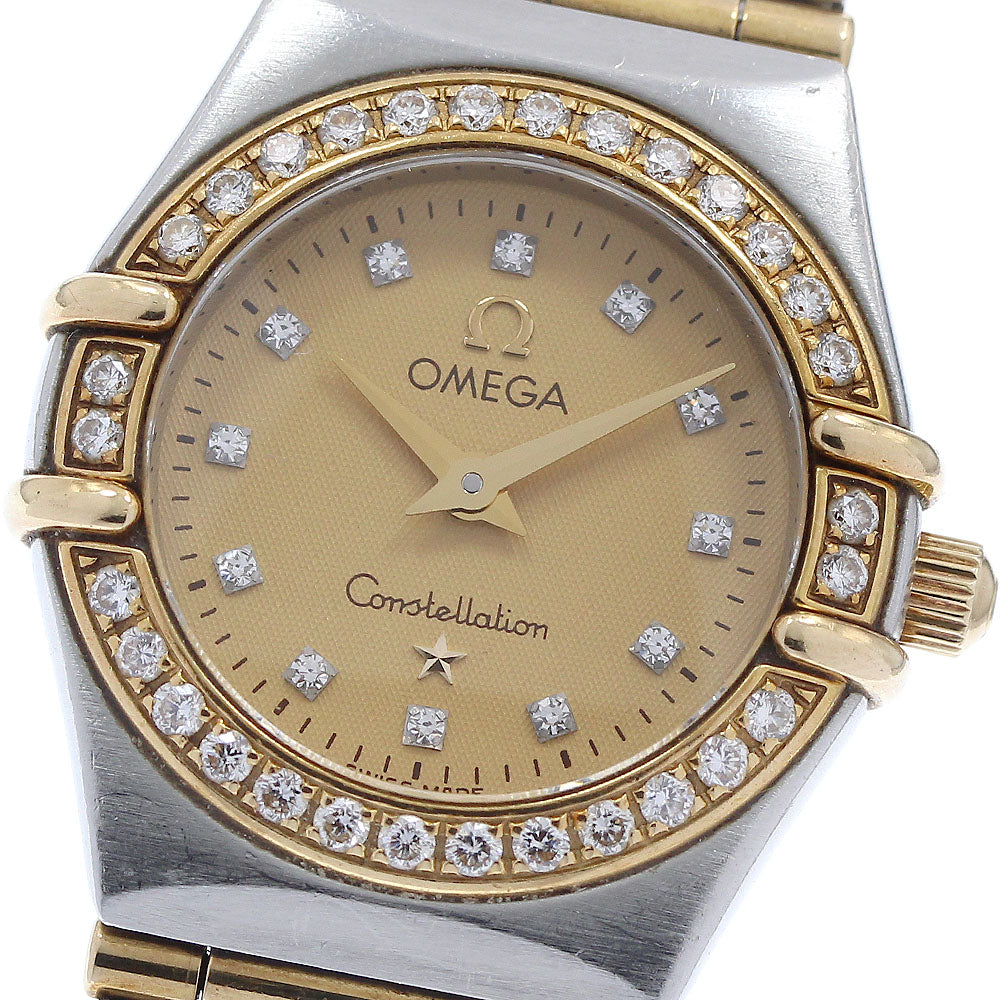 OMEGA Constellation 1267.15 Diamond Bezel 12P Diamond Quartz Ladies Watch_974269
