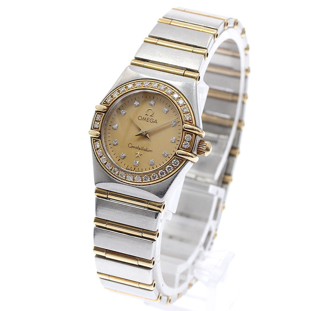 OMEGA Constellation 1267.15 Diamond Bezel 12P Diamond Quartz Ladies Watch_974269