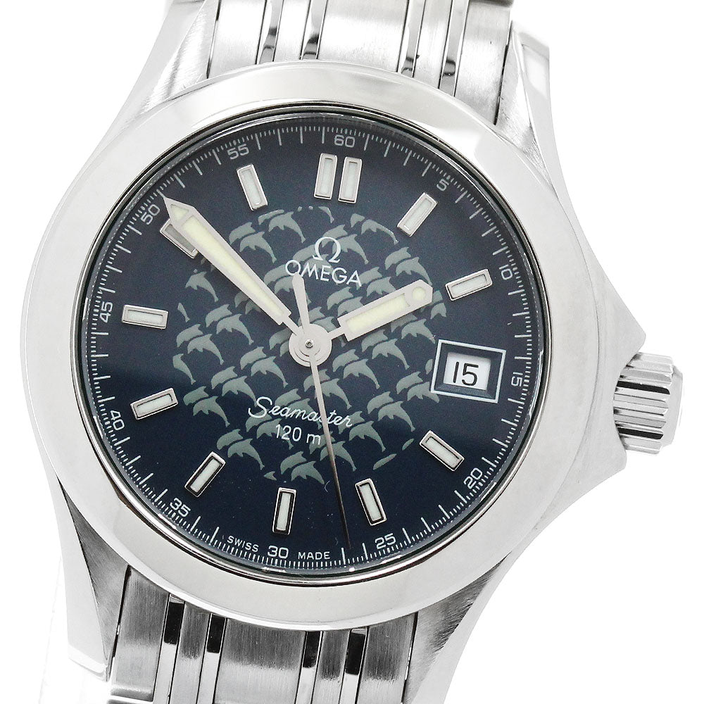 OMEGA Seamaster120 Jacques Mayol 1997 2580.80 Date Quartz Ladies Watch_974371